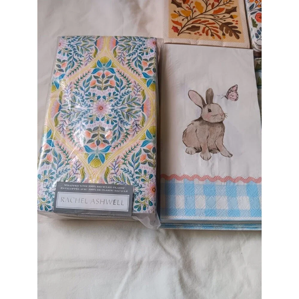 Vintage Paper Napkin Lot Rachel Ashwell + Variety